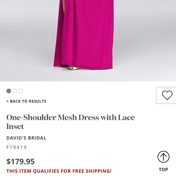 1 shoulder mesh dress with lace - Picture 2 of 3